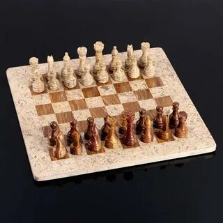Шахматы "Элит", доска 40х40 см, оникс, вид 3 vmesteopt.ru