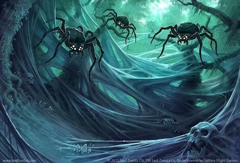 The Spider's Glade Spider art, Fantasy creatures, Weird crea