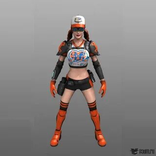 Combat girl " Pack 3D models