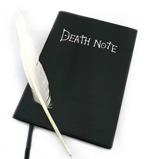 Death Note Cosplay Notebook + Feather Pen