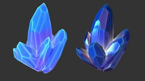 Crystals - Download Free 3D model by PolyToots 0499073 - Ske