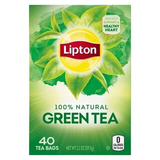 Lipton Natural Green Tea Bags: Nutrition & Ingredients Green