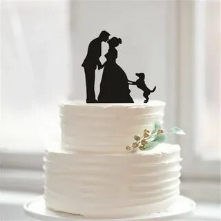 Anniversary Cake Topper /Wedding Cake Decoration (Pet Puppy 