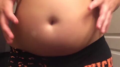 Chubby girl belly play - YouTube
