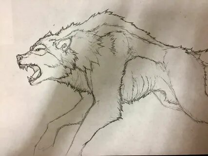 Dire Werewolf WIP by Arrancarfighter on DeviantArt Werewolf,