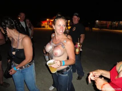 naked bike week boobs - Naked and Nude in Public Pictures