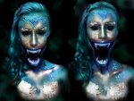 Beautiful makeup artist transforms herself terrifying creatu