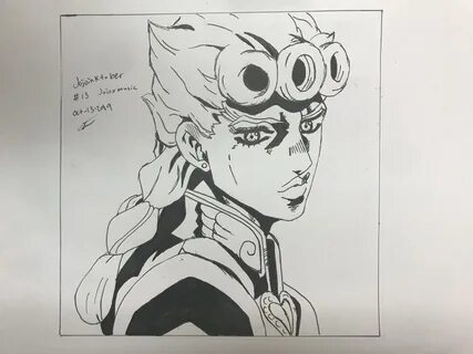 fanart giorno giovanna stardustcrusaders