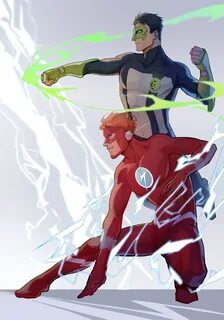 Fan Art Green Lantern/Flash: Faster Friends by Pevi029 - Img