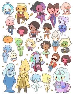 NEW* steven universe - gem stickers Desenhos kawaii, Desenho