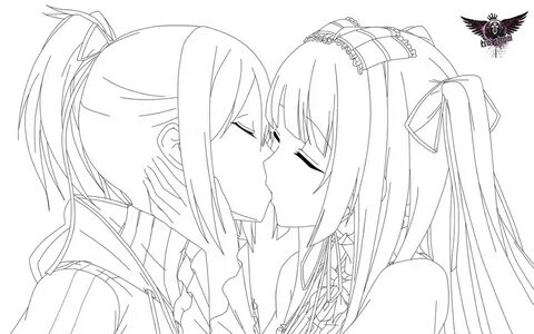 Yuri Kiss 1 by ero-senpai on DeviantArt