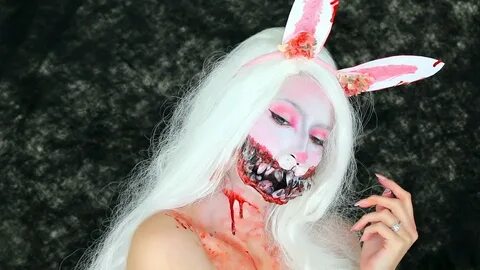 Makeup trends : Best scary bunny halloween makeup ideas FirC