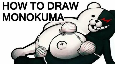 HOW TO DRAW MONOKUMA - YouTube