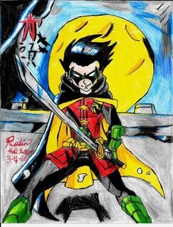 Robin,Fan art! Update! Comics Amino