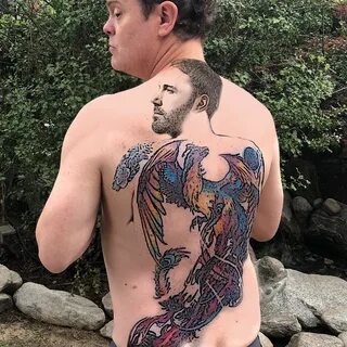RainnWilson on Twitter: "Treated myself to a back tattoo of 