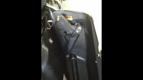 Motorcycle Saddlebag Gun Holster Panel - YouTube