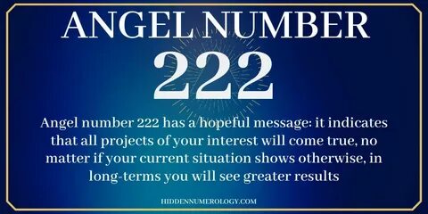 Angel Number 222 Meaning & Significance - August 2022 Update