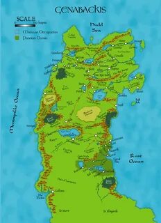 Viewing image Nagrom's A4 Genabackis Map - Malazan Empire