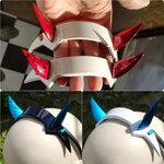 Zero Two Horns Darling in the Franxx Etsy