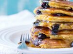 Fluffy Blueberry Paleo Pancakes - Gluten Free Pancakes
