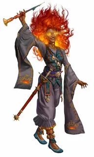 fire bard Character portraits, Pathfinder character, Scifi f