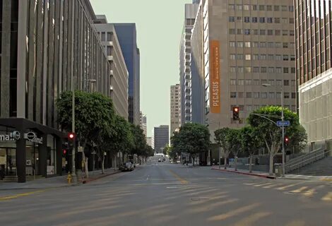 File Wilshire Boulevard At Hope Street Downtown Los Angeles 