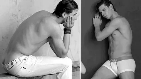 Rafael Nadal: the campaign for Armani again proved naked ass