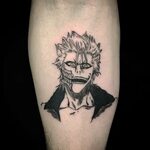 I do anime tattoos and I did this Grimmjow the other day! Th