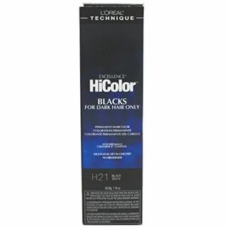 Loreal Excel Hicolor H21 Tube Black Onyx 1.74oz (2 Pack) ** 