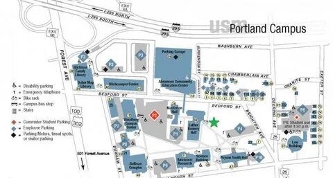 Usm Portland Campus Map - Africa Map