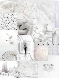 Pin by Kimberly Lunt on WHITE Color collage, Aesthetic color