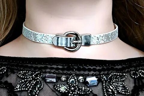 Submissive day collar jewelry choker necklace gypsy acid Ets