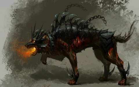 fantasy, Devil, Dog, Demon, Monster, Dark Wallpapers HD / De