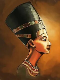 Nefertiti Queen of Egypt Egyptian Art Ancient Egypt - Etsy E