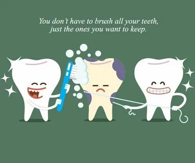 Be good to your teeth or they will be false to you! #DentalH