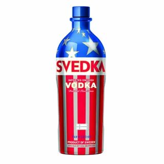 Patriotism at its best w/ Stars & Stripes shrink label Svedk