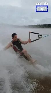Water Skiing Fail Ouch GIF - Water Skiing Fail Ouch Tumble -