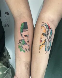 Tattoo De Harley Quinn Y Joker - Alliance Pacific