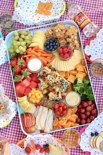 Summer Picnic Snack Tray by The BakerMama Picnic foods, Picn