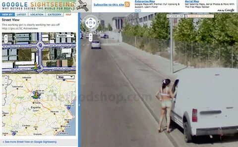 Google Street View Car Accidentally Photographs Spanish Pros