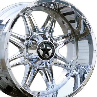 22 × 12 Chrome Outlaw Wheels, 5 × 5.5 Ram 1500, 5 × 150 Tund