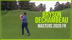 Watch Bryson DeChambeau Every Golf Swing Final Round Masters