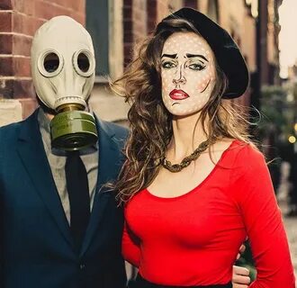 55 Halloween Costume Ideas for Couples StayGlam Pop art cost