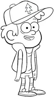 How to Draw Dipper Pines from Gravity Falls with Step by Ste