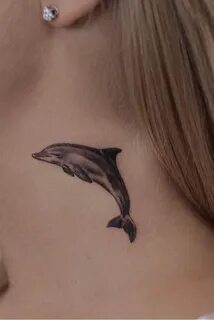 Veritable Graceful Dolphin Simple Tattoos - Dolphin Simple T