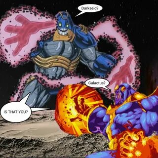 anti monitor vs Thanos Marvel comic character, Dc comics art