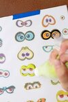 Spooky Candy Eyes with a How to Video Royal icing templates,