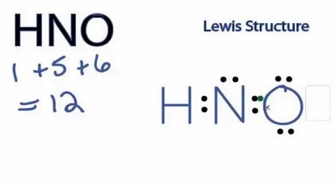 HNO Lewis Structure - YouTube