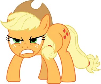 Angry Applejack - My Little Pony Applejack Angry - (900x756)
