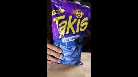 My First Time Trying Takis Blue Heat - YouTube